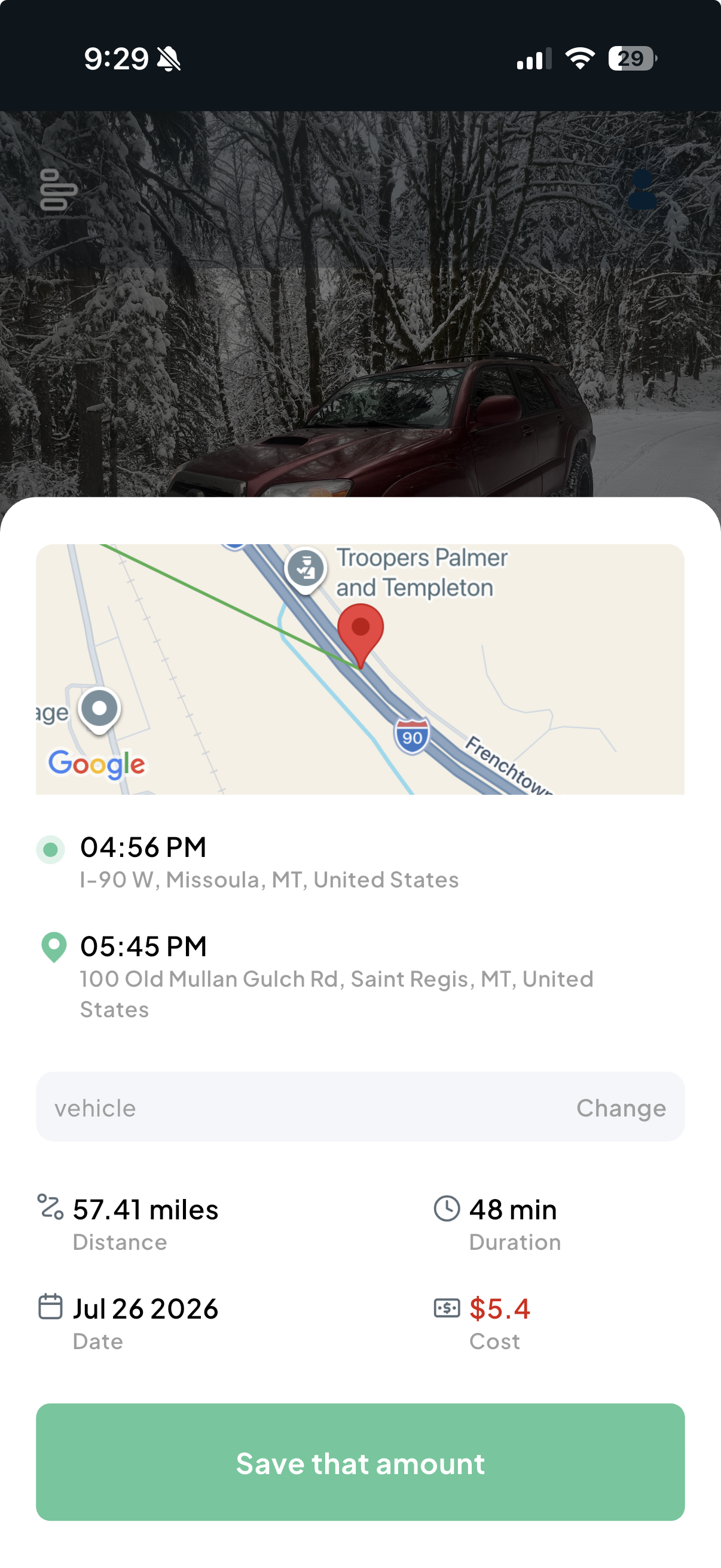 DriveSave App